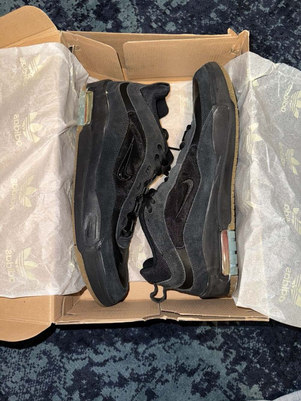 Nike SB Air Max Ishod Anthracite Black Gum Skate Shoes